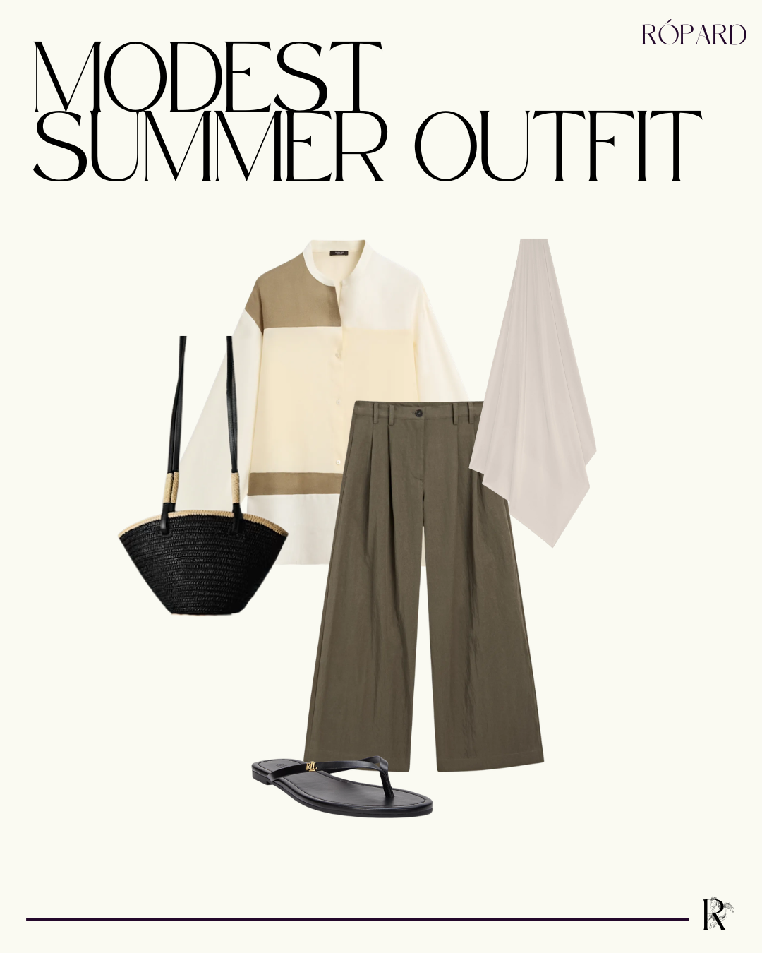 Modest Outfits Modest Summer outfit - Hijabi Summer outfit