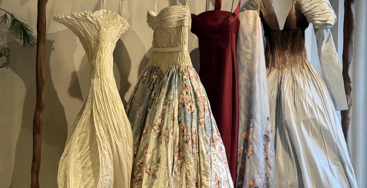 Paris Haute Couture Week 2026 runway showcasing an elegant couture gown with handcrafted detailing.