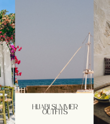 Hijabi summer outfits featuring three classy modest looks for warm-weather dressing