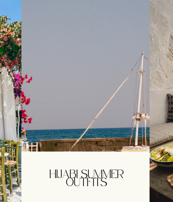 Hijabi summer outfits featuring three classy modest looks for warm-weather dressing