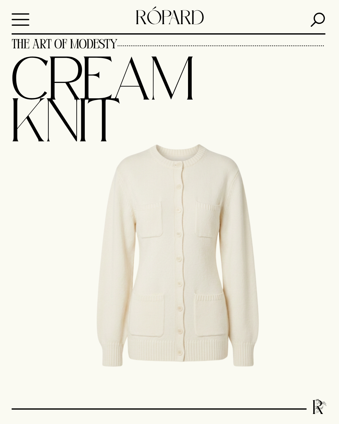 CREAM KNIT