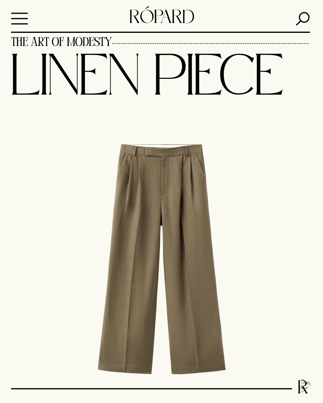 LINEN TROUSERS
