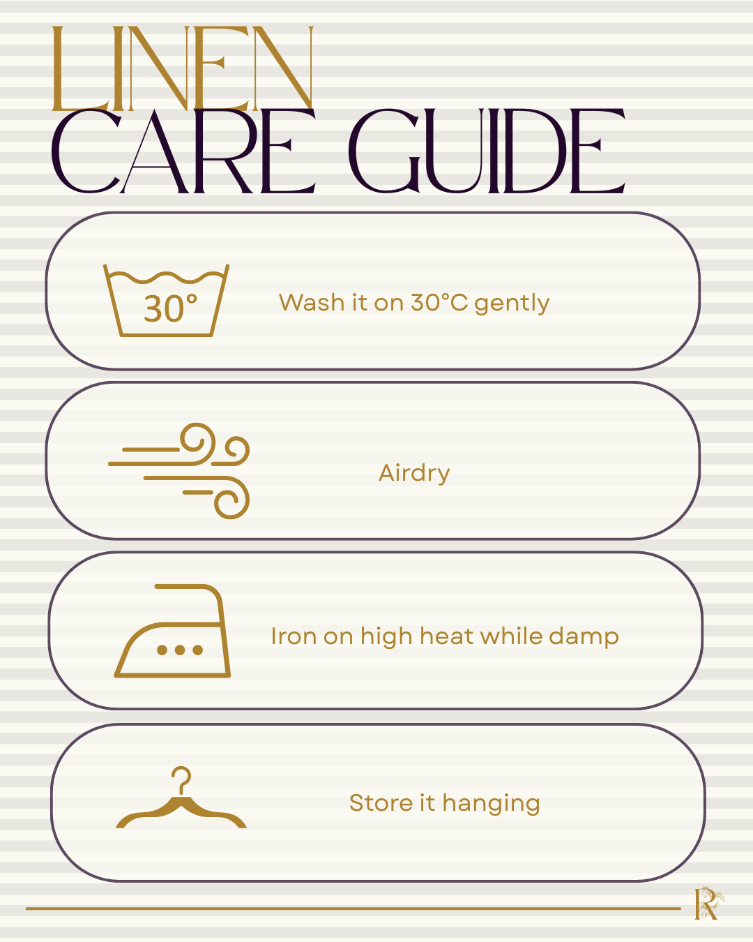 Linen fabric care guide Linen care guide How to care for linen clothes How to wash linen clothing Linen washing and care instructions
