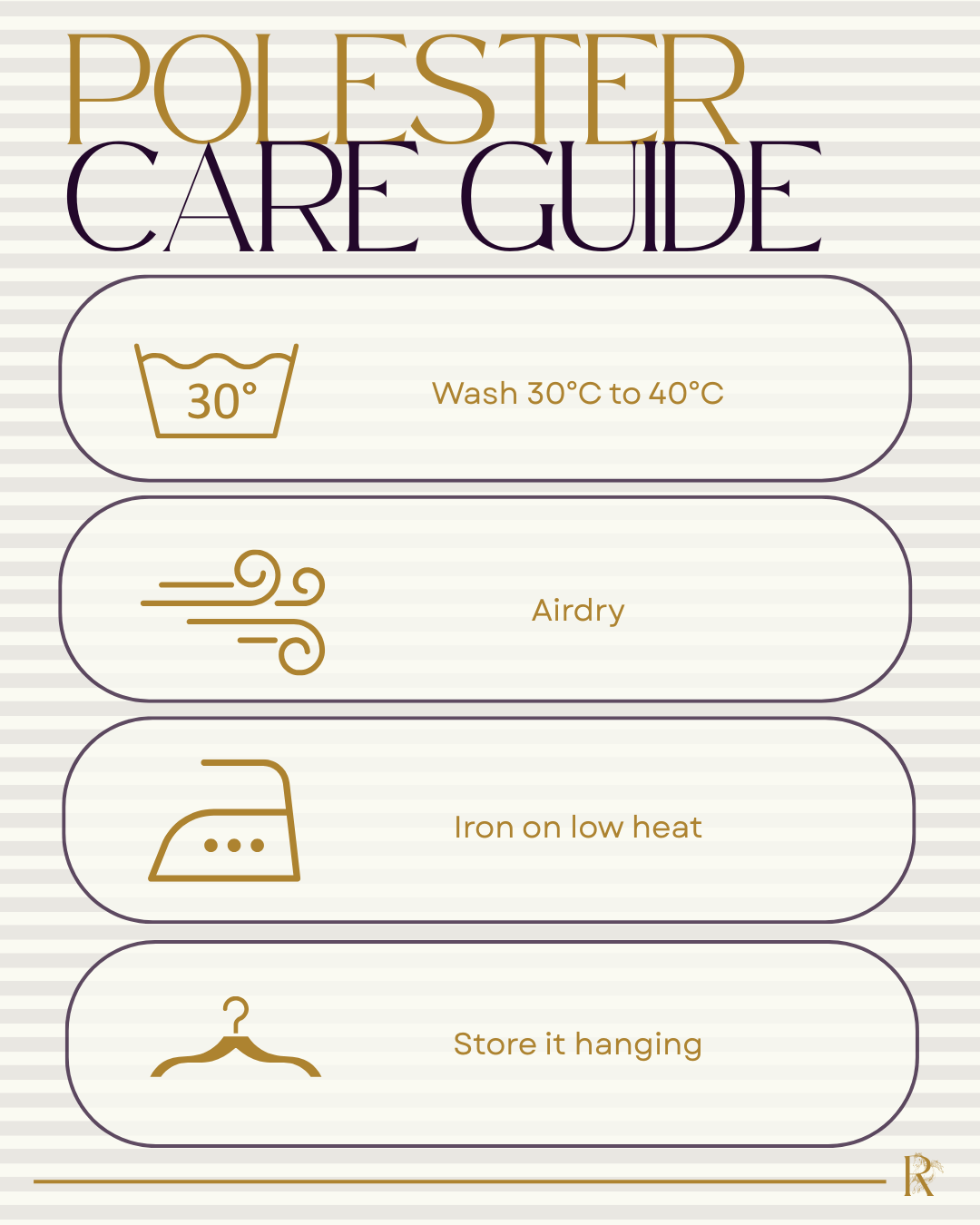 Polyester fabric care guide Polyester care guide How to care for polyester clothing How to wash polyester garments Polyester washing and care instructions