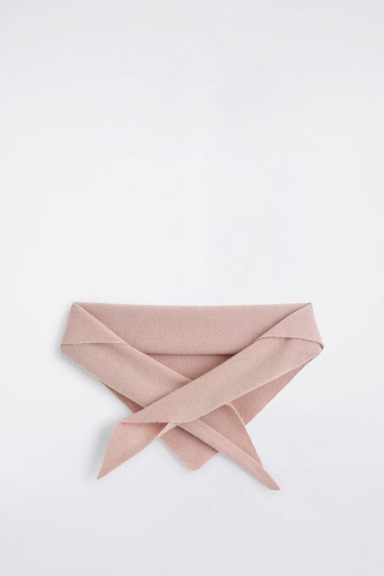 Cashmere triangle scarf