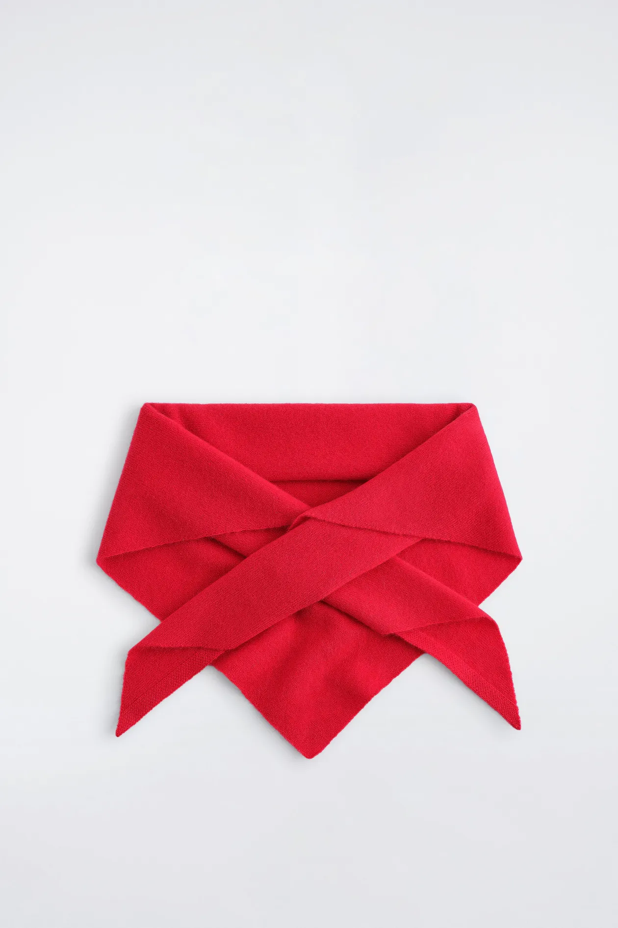 Cashmere triangle scarf