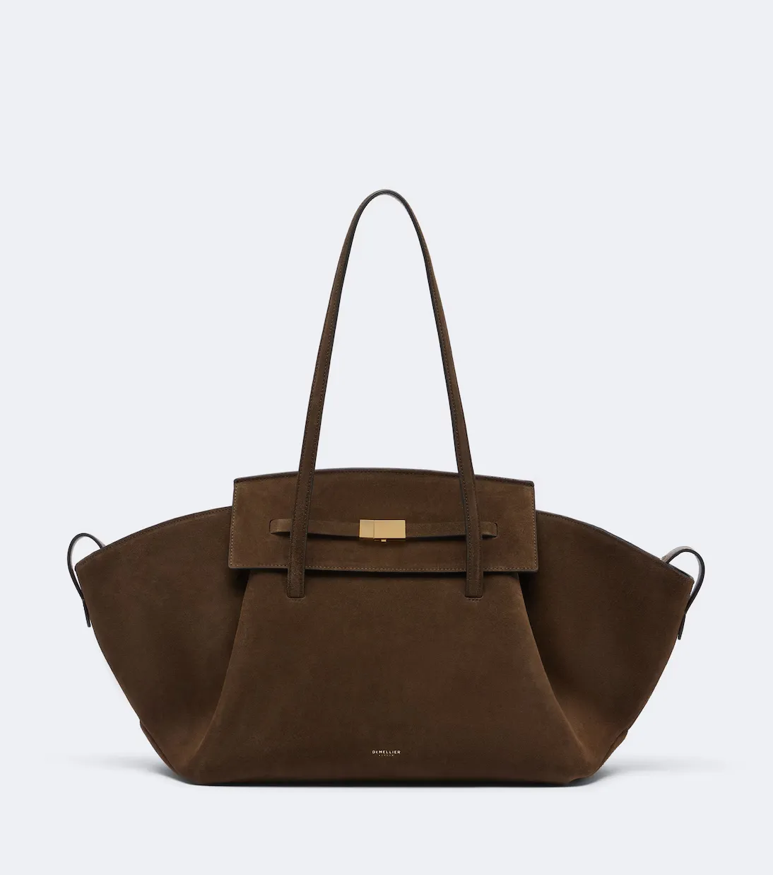 Brooklyn Large suede shoulder bag