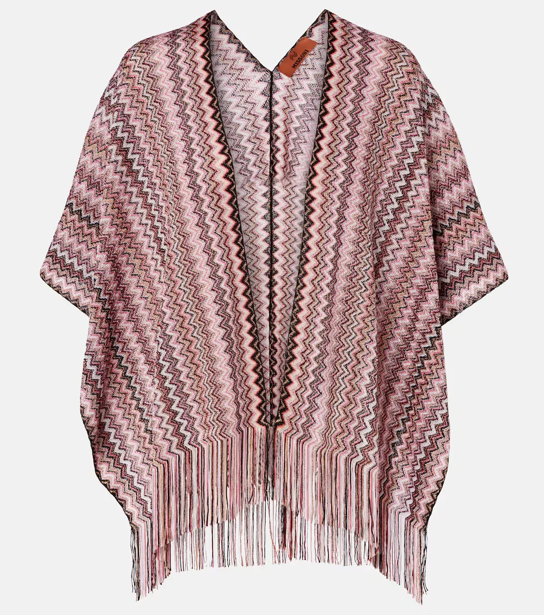 Zigzag fringe scarf
