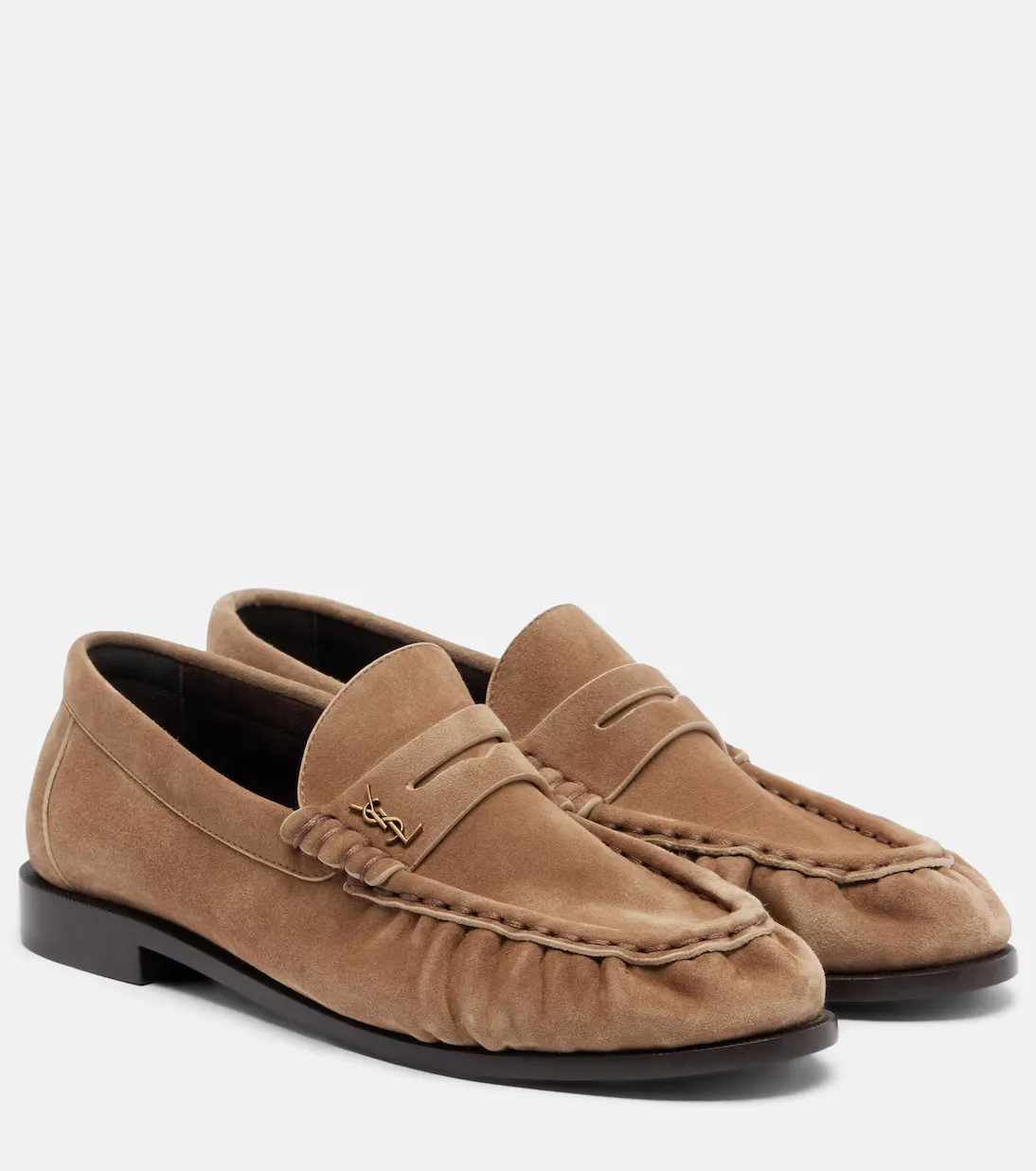 Le Loafer suede penny loafers